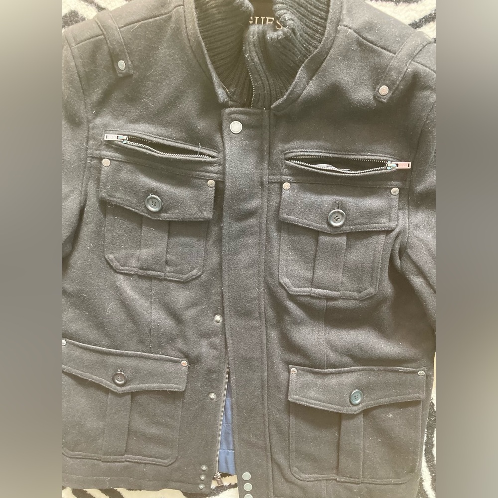 Guess Wool-Blend Bomber Jacket - image 7